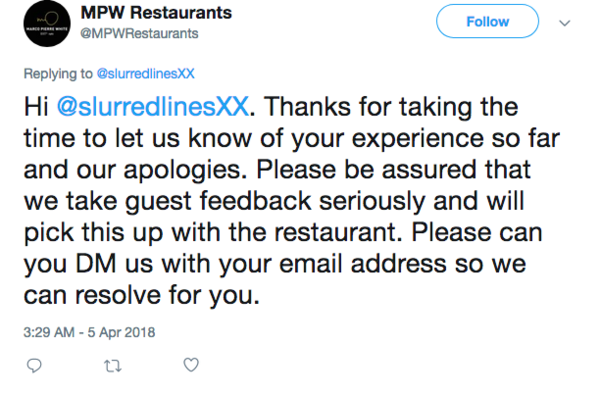 To expect a teeny bit better from a big name?