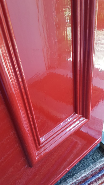 Best red paint colour for front door - gloss or not?
