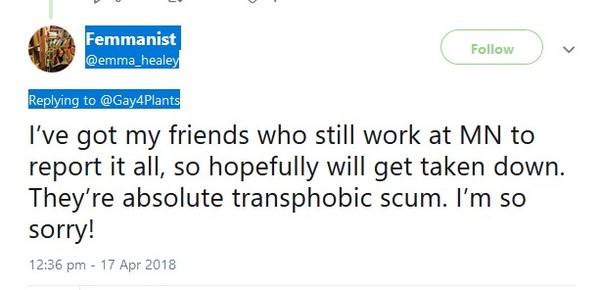 Slide show on "How to Deal with TERFs"