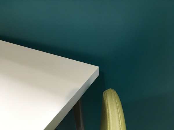 To ask what color your kitchen is?