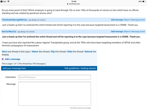 Dealing with inflammatory posts re Trans on MN