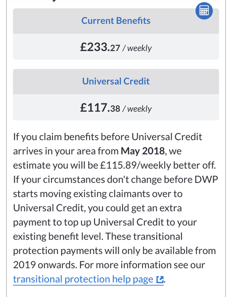 Worried about universal credit