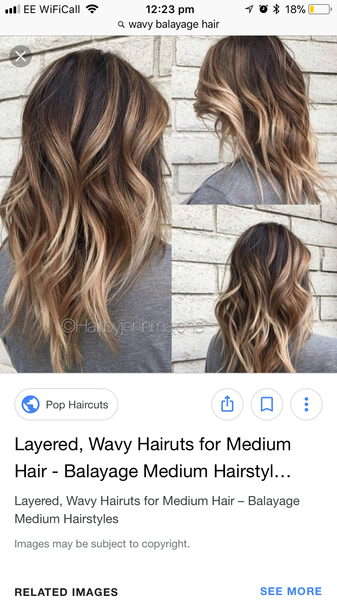 Wavy hair