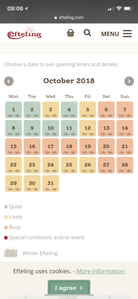 First trip to Efteling in May... Efteling Hotel or Bosrijk