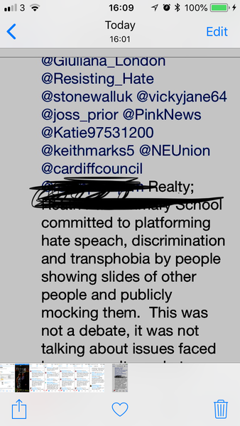 A Woman's Place is Speaking up in Wales (Cardiff Meeting next week)