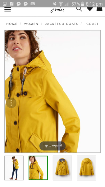 Raincoat Thats not frumpy!