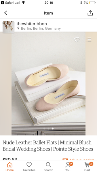Find me my wedding shoes