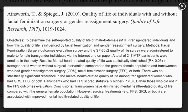 Huge new study of trans people released.