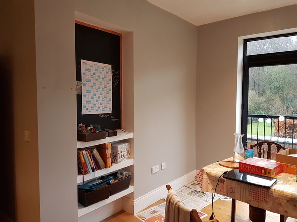 Anyone used 'Rocky Mountain mist' by Valspar? Looks purple instead of grey....