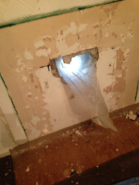 Getting rid of gas fireplace?