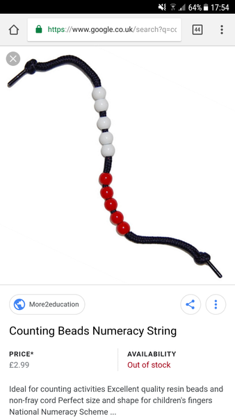 I don't know what this is called, it's to do with threading beads.