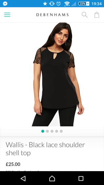 Ubiquitous black 'going out-out' top