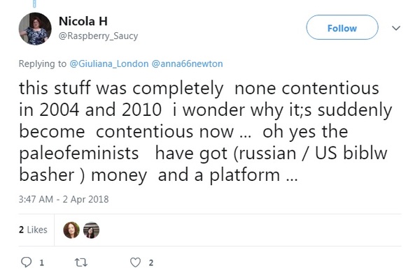 The Lib Dem LGBT twitter feed is annoyed at Mumsnet