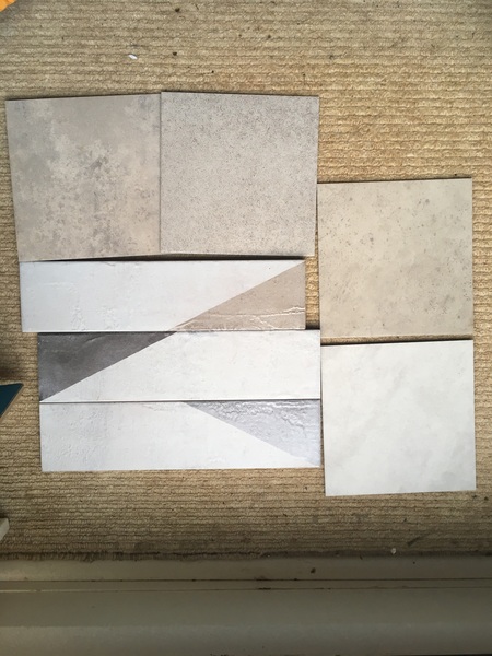 Pic inc. Please choose my bathroom flooring.  Need to order tomorrow 9am!