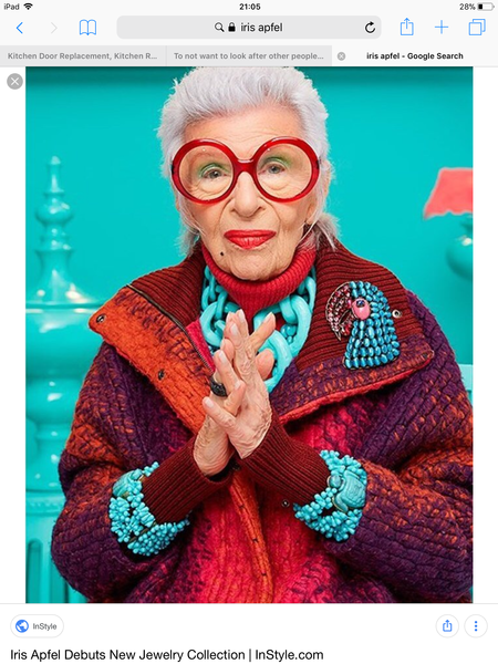 To think she's too old for this?