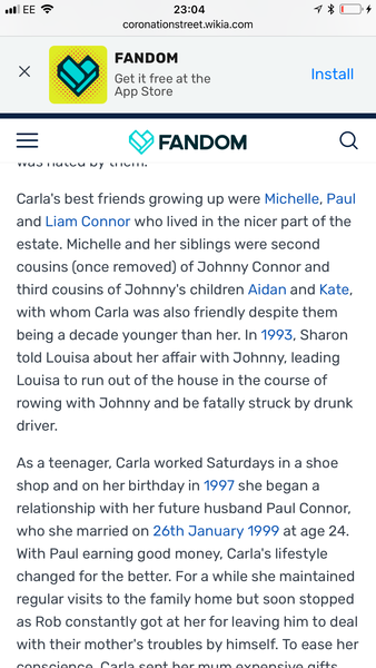 CORRIE - The one where they finally bin Phelan?!