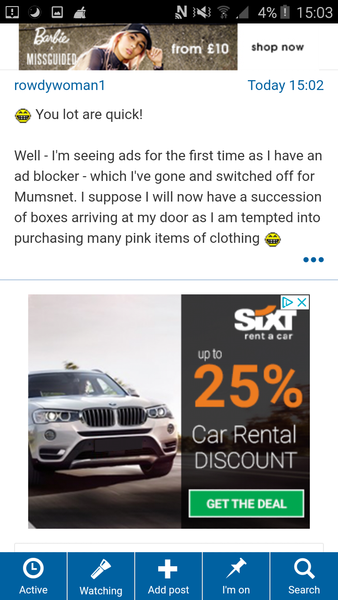 Mumsnet advertisers