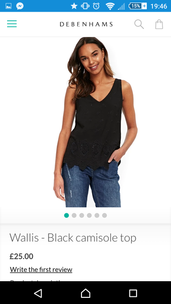 Ubiquitous black 'going out-out' top