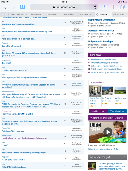 Why are the sponsored threads wandering?