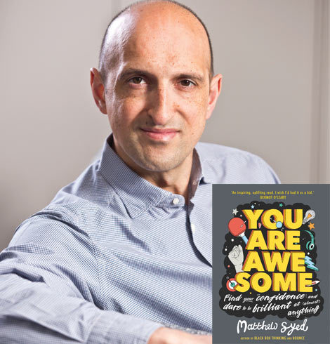 Webchat with journalist and author Matthew Syed about boosting kids' confidence: Wednesday 18 April at 9pm
