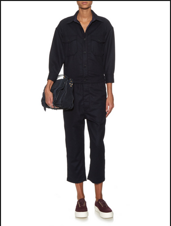 Can anyone help me find a fitted navy jumpsuit/utility/flight suit?