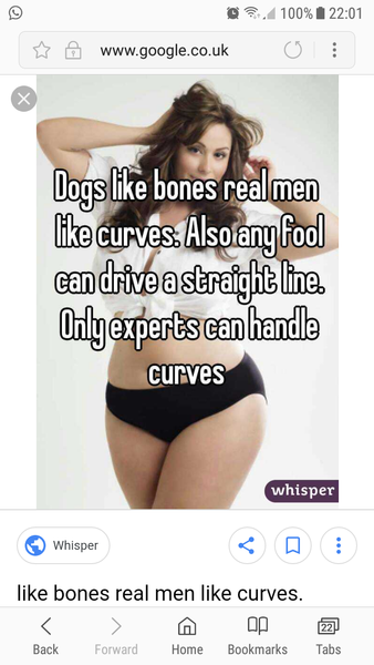 To think if being "body positive" was promoting anorexia...