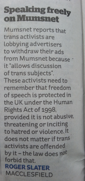 i Newspaper - Speaking freely on Mumsnet