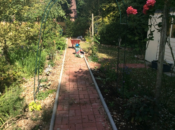 Ugly concrete path