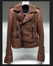 Does the moto size of leather jacket look dated/ageing?