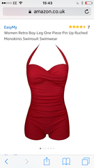 Boy short style swimming costume