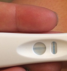 Faint lines at 14dpo?