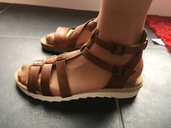 How much space at front of sandals?