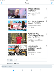 Free binders and packers for girls being given away on YouTube and Twitter