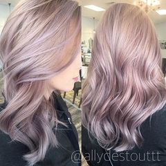 Rose gold hair