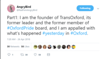 Women's Place meeting,  Oxford - 25th April