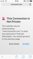 Mumsnet doesn’t work on TransPennine Express WiFi