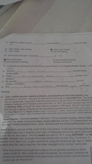I wrote a bit of rude reply on my son's English test!