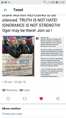 Day of protest in Canada