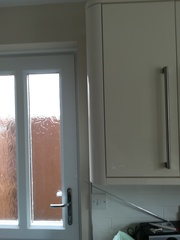 Curved kitchen units