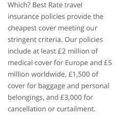 Family annual travel insurance question