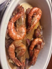To have not eaten these prawns?