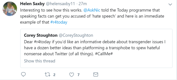 Nicola Williams was FANTASTIC on R4 just now!