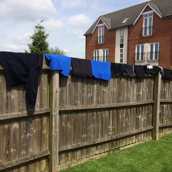 to think I do not have a communal washing line