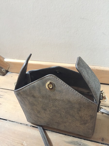 Orange cross body bag