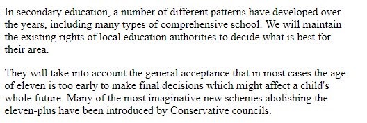 To think funding new grammar and faith schools is a bad idea.