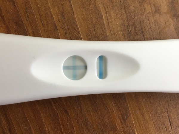 Faint line on IC....