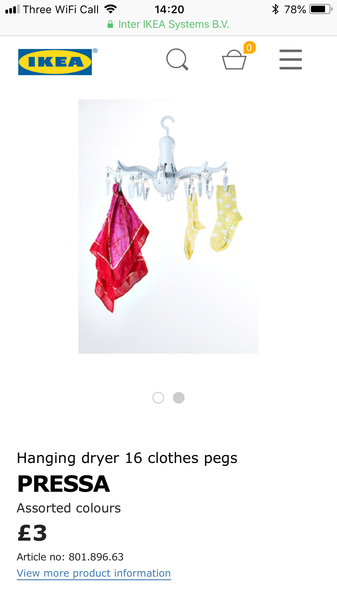 To wonder why nobody seems to hang pants on the washing line