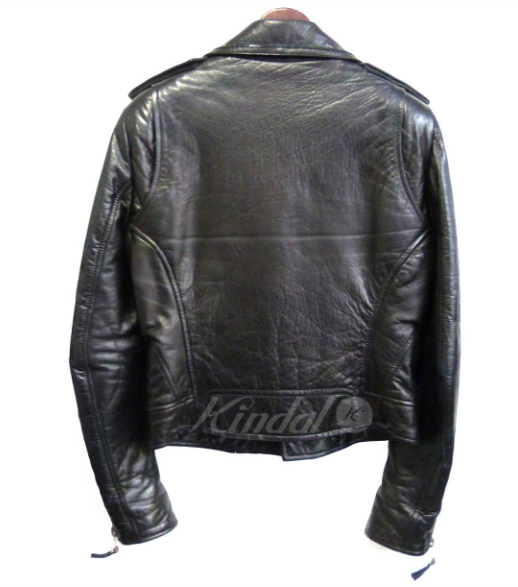Balenciaga Leather Jacket with Ripped Lining