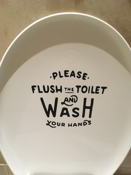 To think cleaner could have flushed the loo?