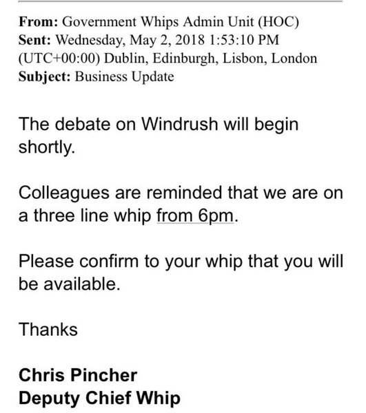 Westministenders: Amber Alert